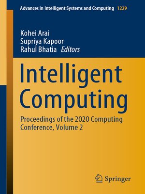 cover image of Intelligent Computing